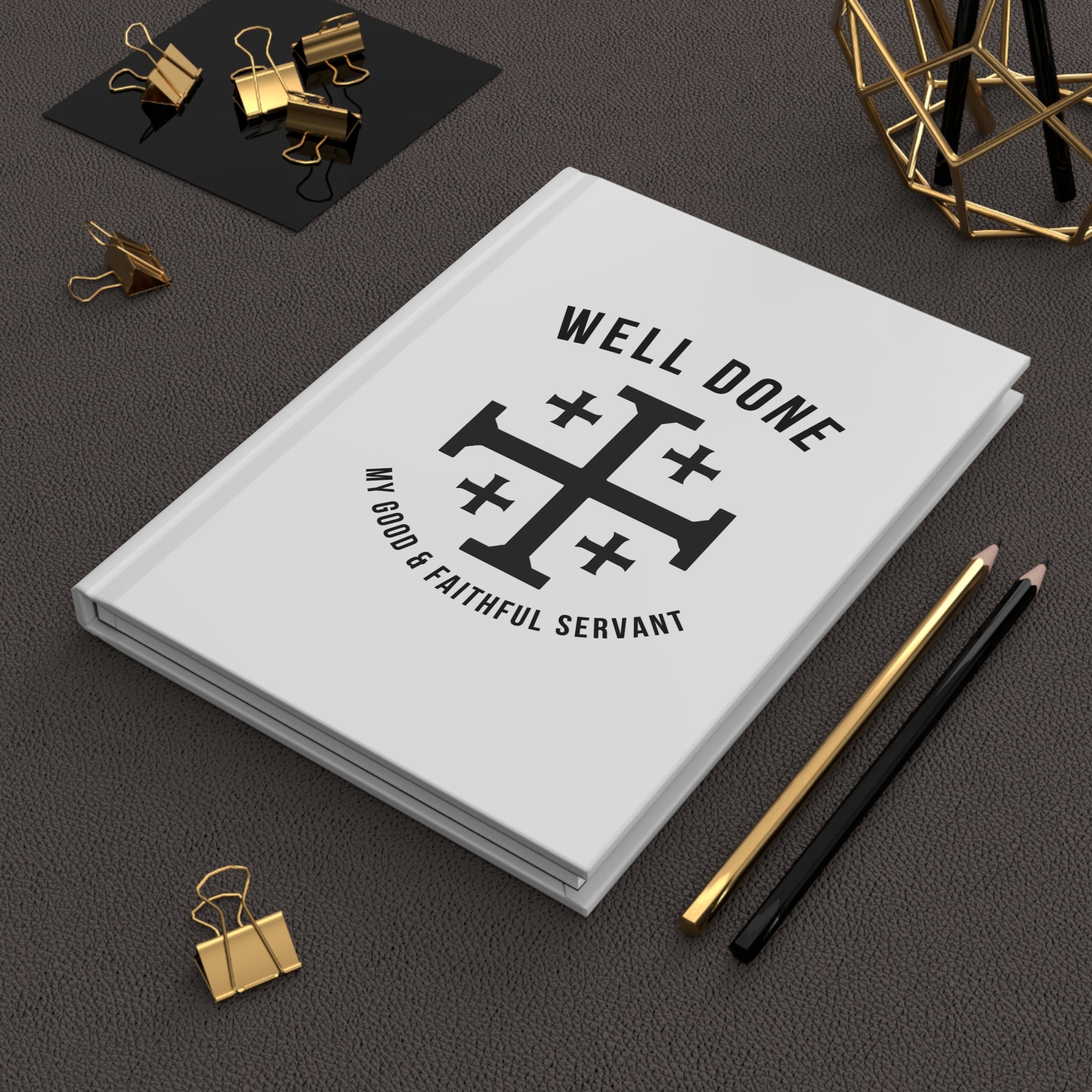 Matthew 25:21 Hardcover Journal | Christian Inspirational Faith Notebook