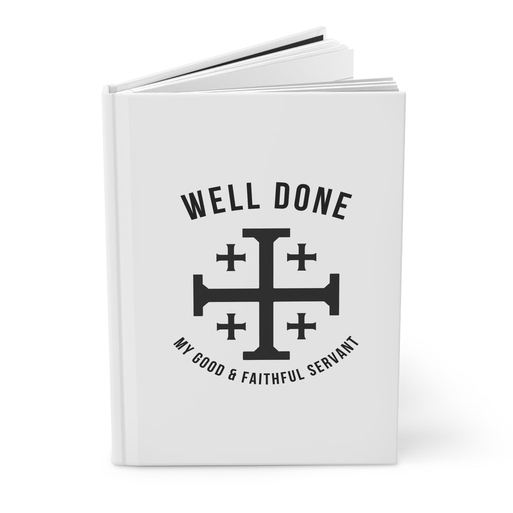 Matthew 25:21 Hardcover Journal | Christian Inspirational Faith Notebook