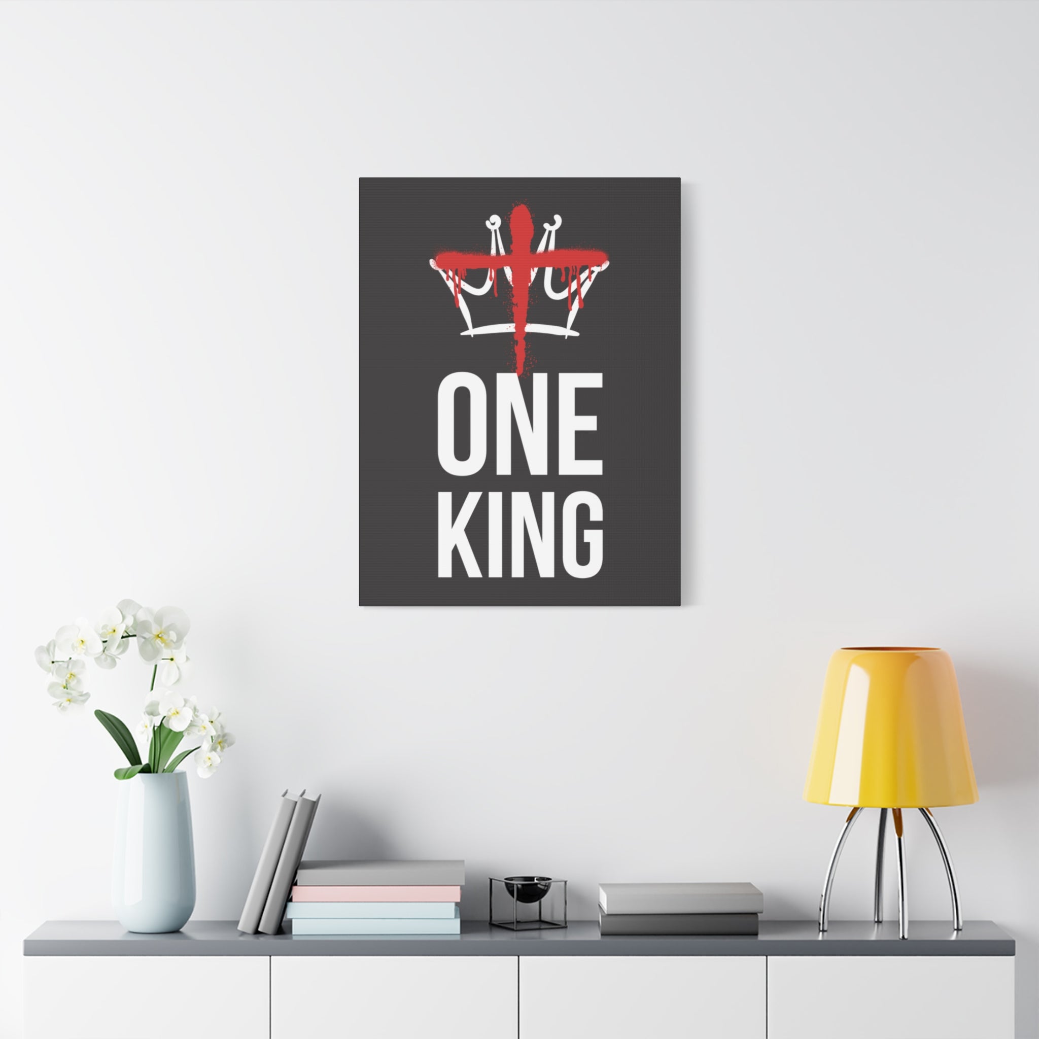 Christ the One King Vintage Canvas | Christian Wall Art