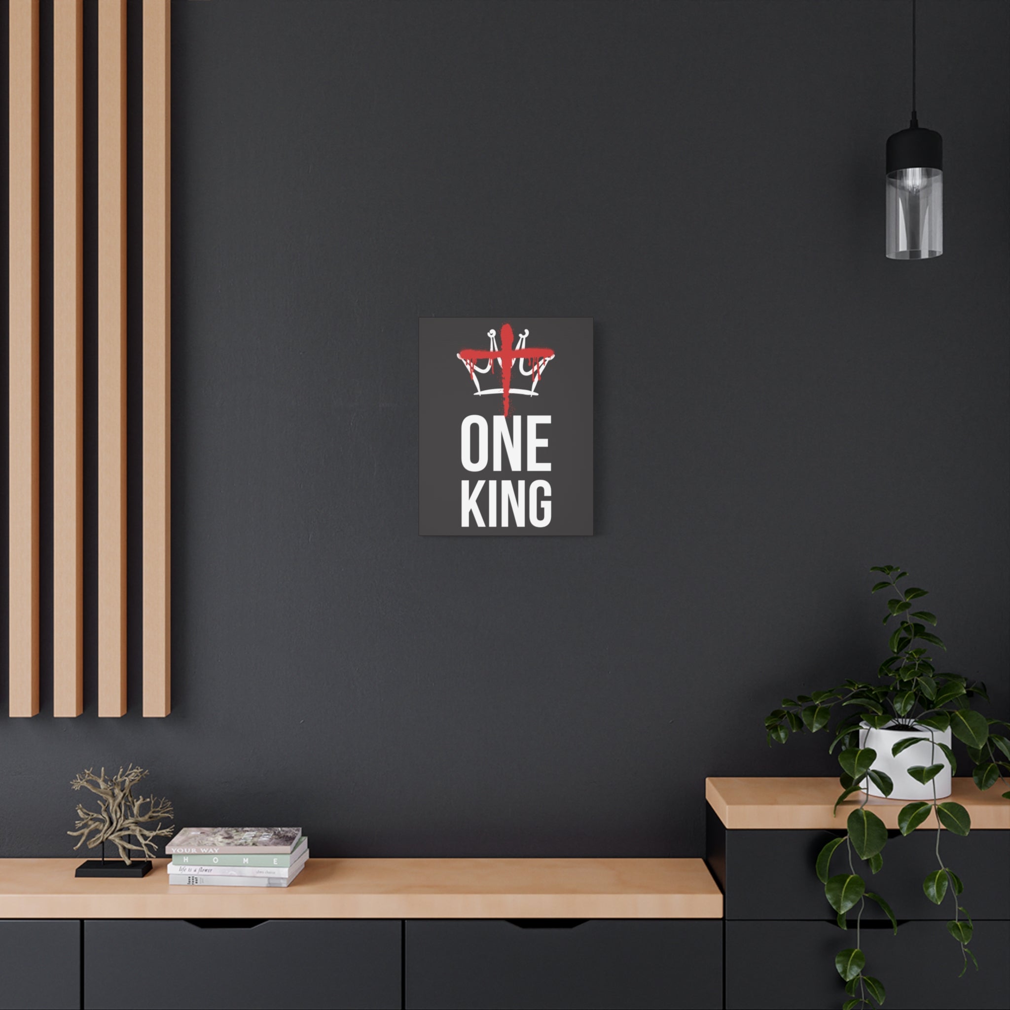 Christ the One King Vintage Canvas | Christian Wall Art