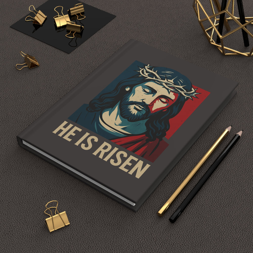 He Is Risen Hardcover Journal | Christian Inspirational Faith Notebook