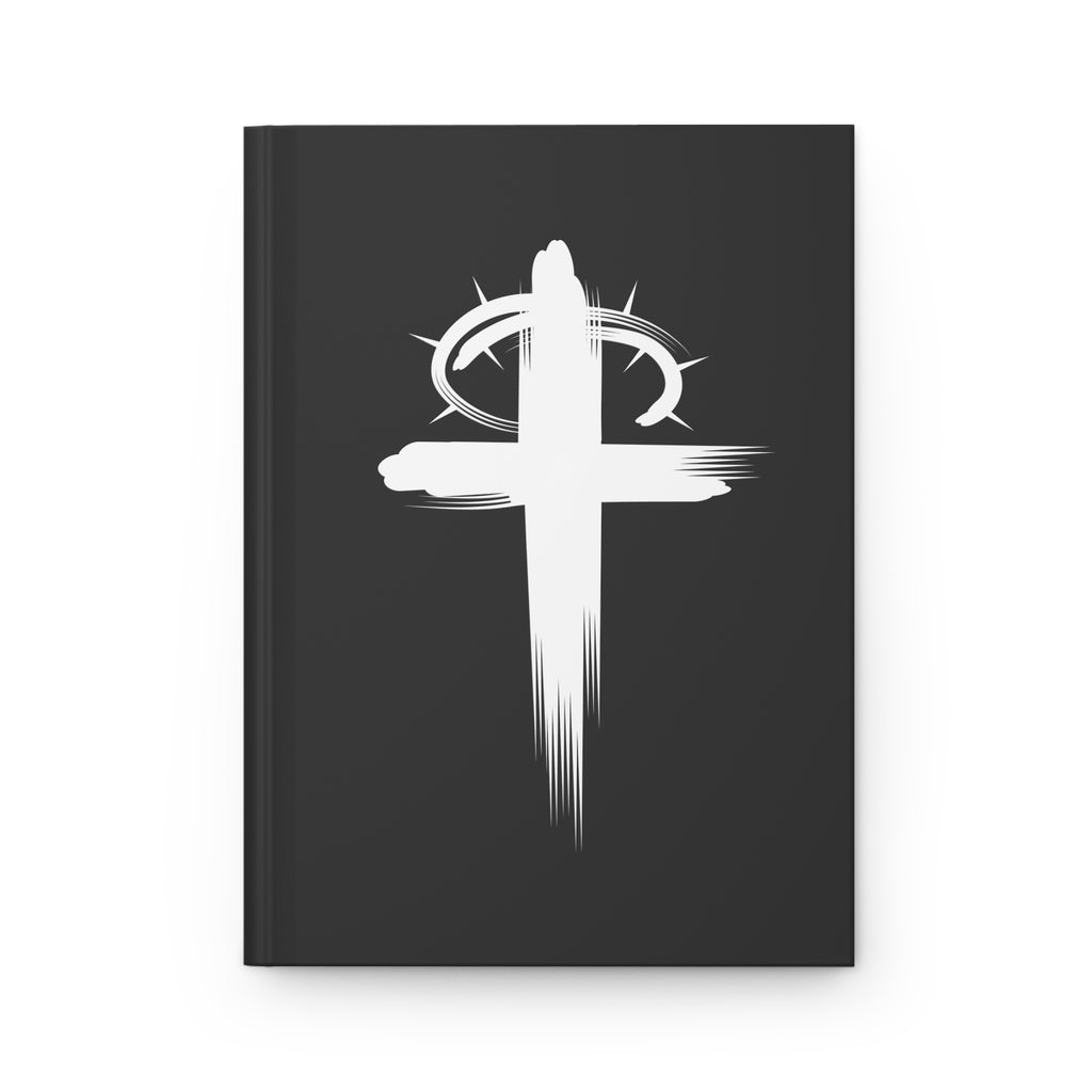 Crown of Thorns Hardcover Journal | Christian Inspirational Faith Notebook - Black