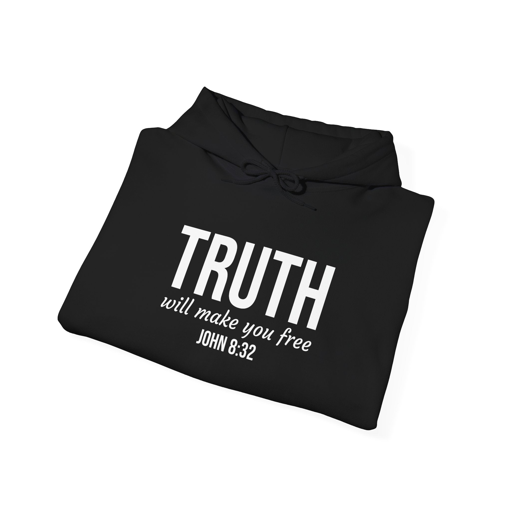 Black John 832 Christian Hoodie Folded