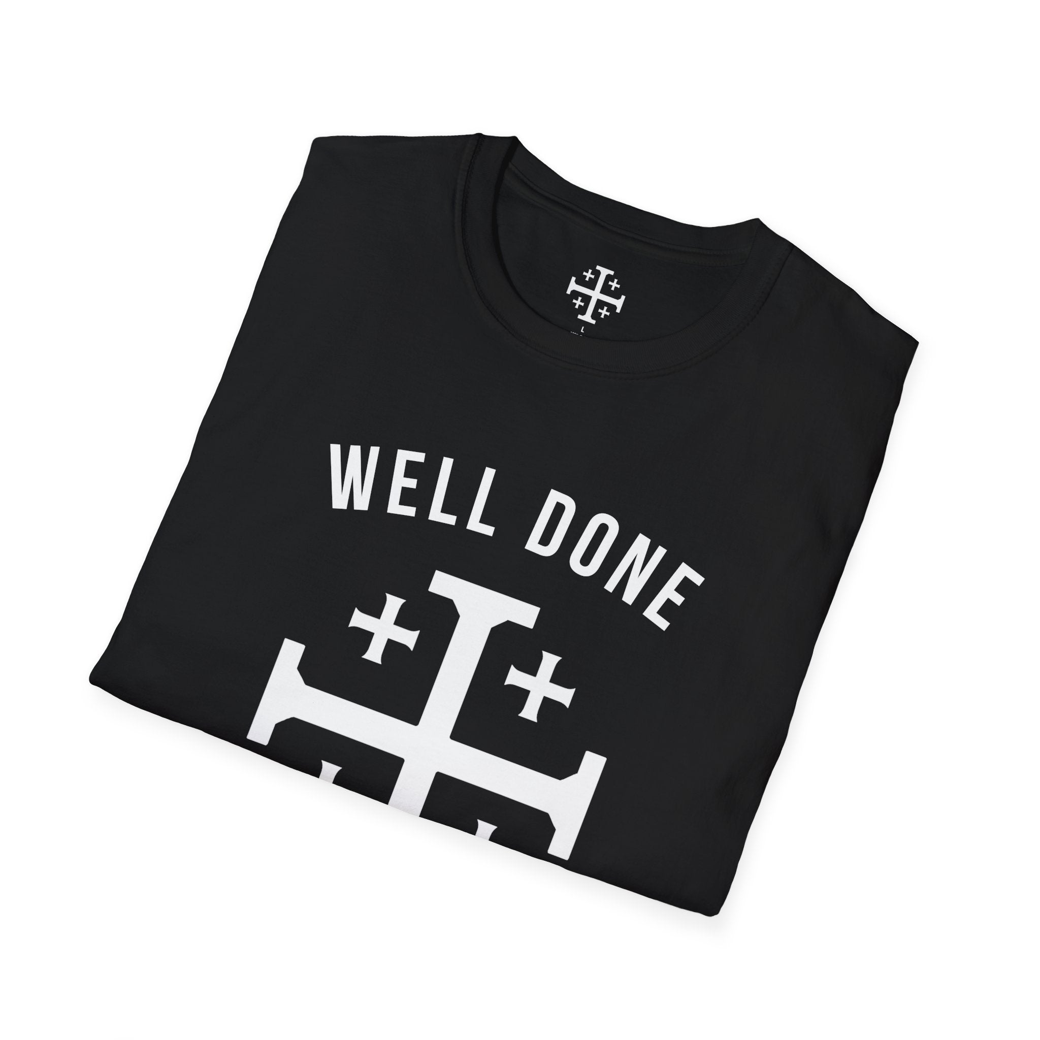 Black Matthew 2521 Christian T-Shirt folded
