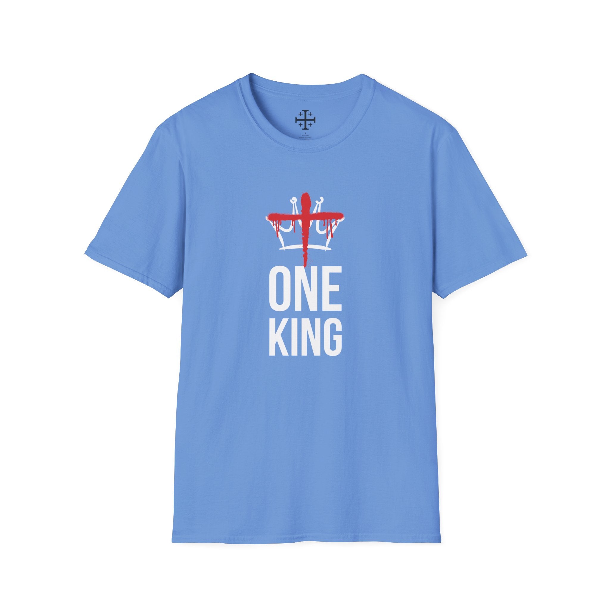 Carolina Blue Christ is the One King Christian T-Shirt main