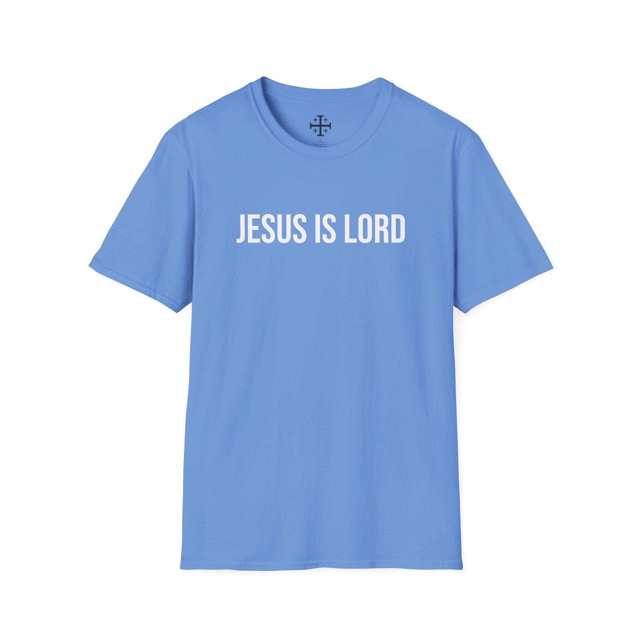 Carolina Blue Jesus is Lord Christian T-Shirt main