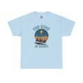 Light Blue King is born tshirt main