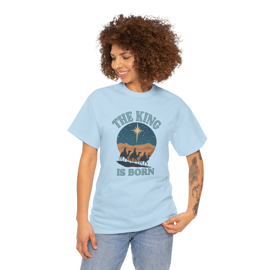Light Blue King is born tshirt model