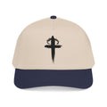 Navy / Natural Crown of Thorns Christian Baseball Hat front