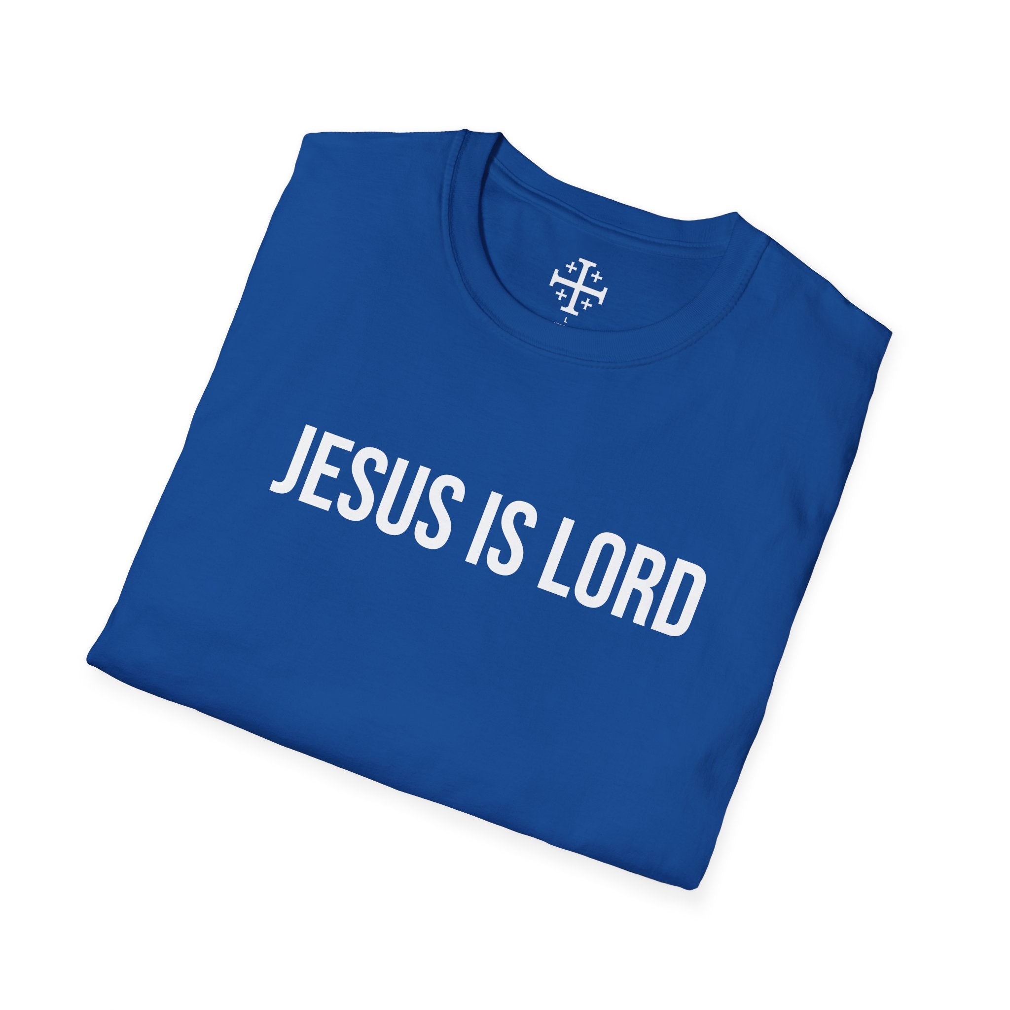 Royal Jesus is Lord Christian T-Shirt folded