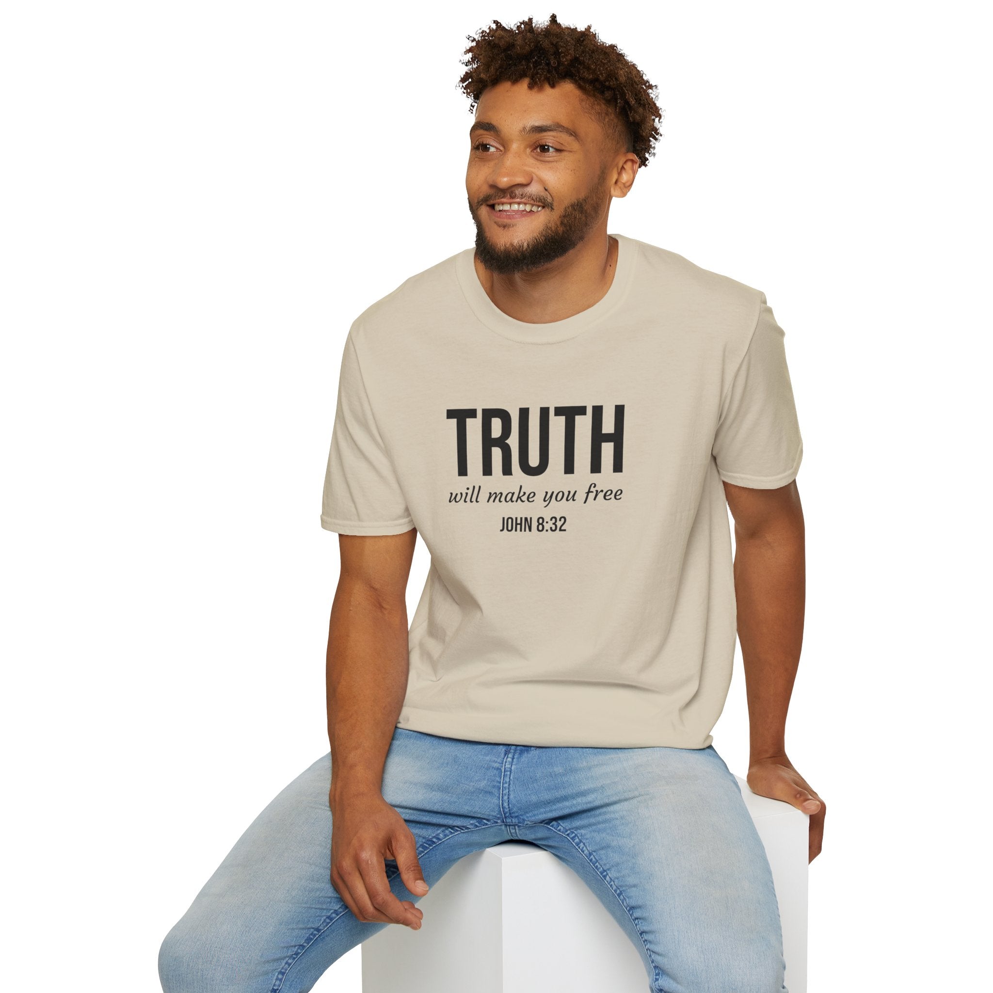 Sand John 832 Christian T-Shirt model 2