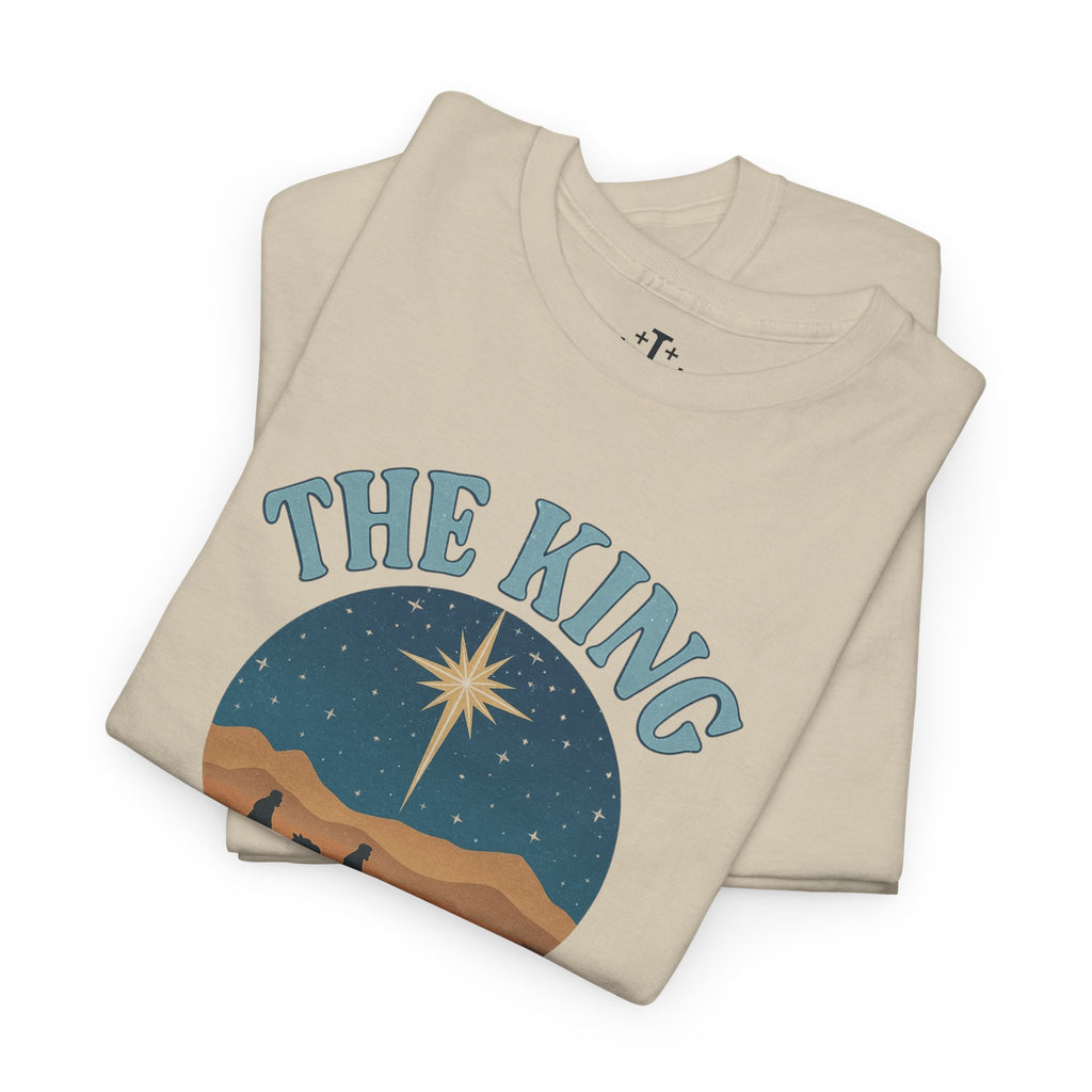 Sand King is born tshirt folded