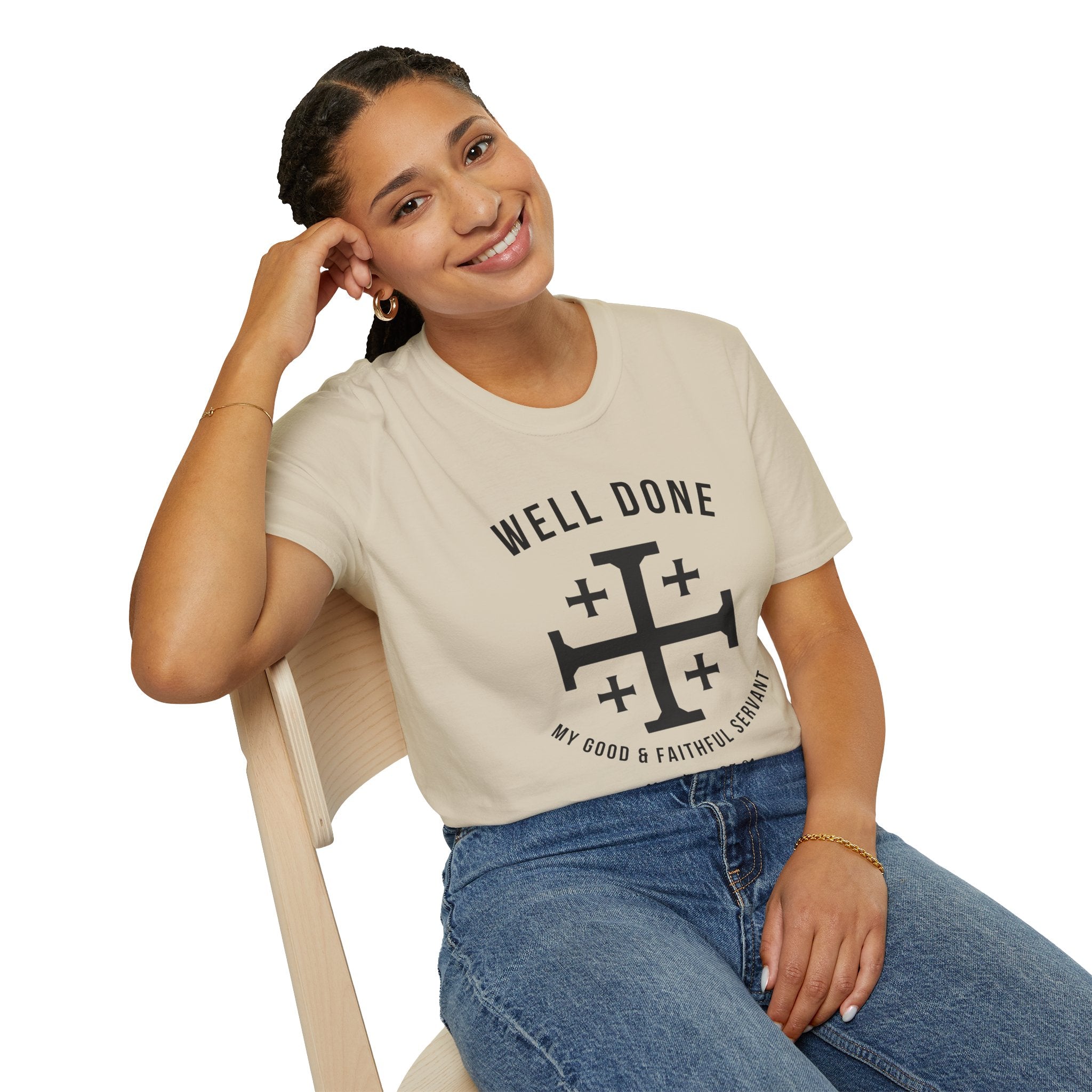 Sand Matthew 2521 Christian T-Shirt model 1