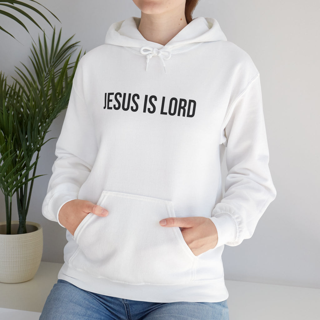 White Jesus is Lord Hoodie Model 1