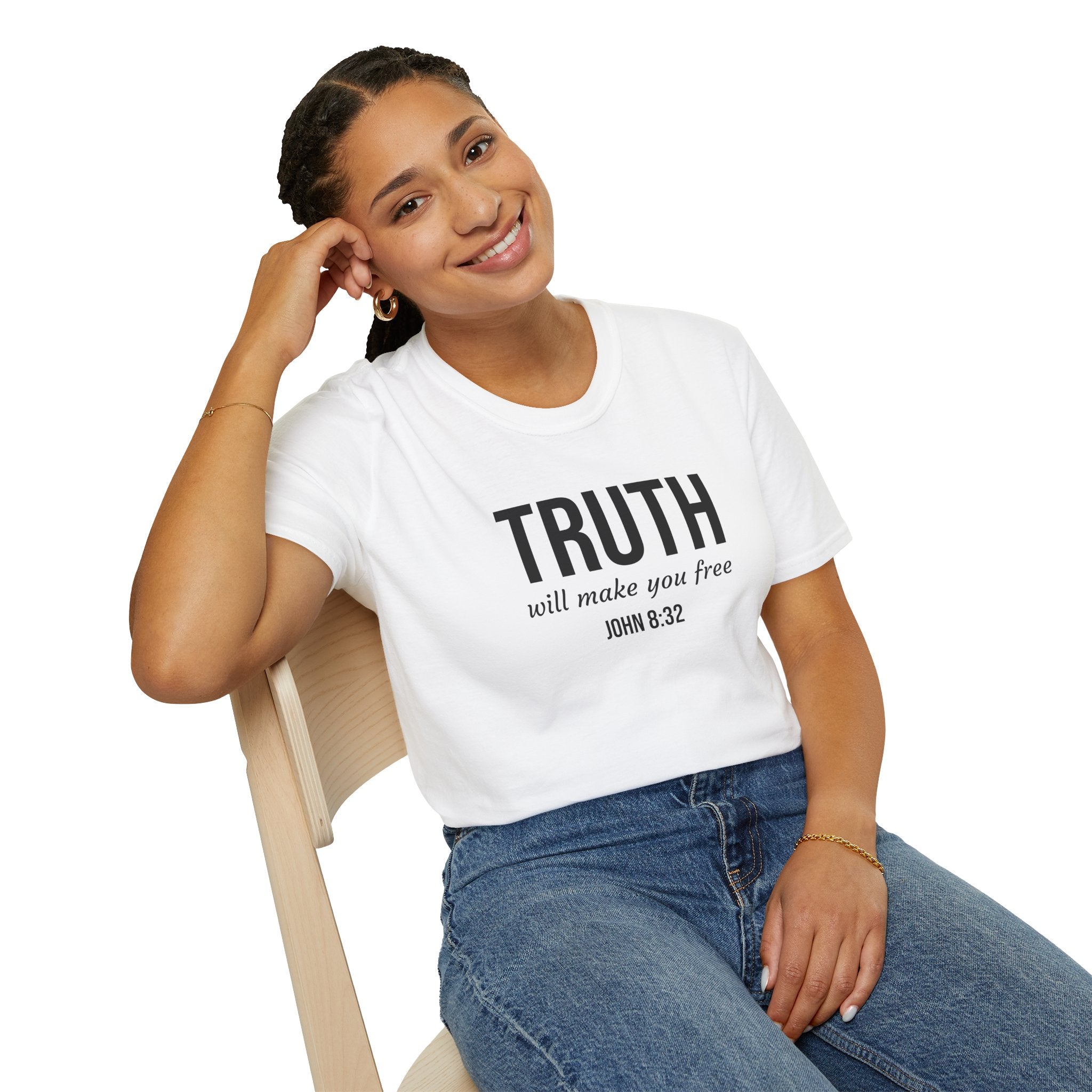 White John 832 Christian T-Shirt model 1